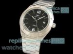 Copy IWC Ingenieur Black Dial SS Case Watch